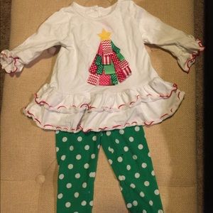 Baby girl Christmas outfit
